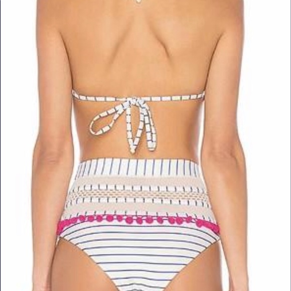 Striped High Waisted Bikini - Picture 2 of 4